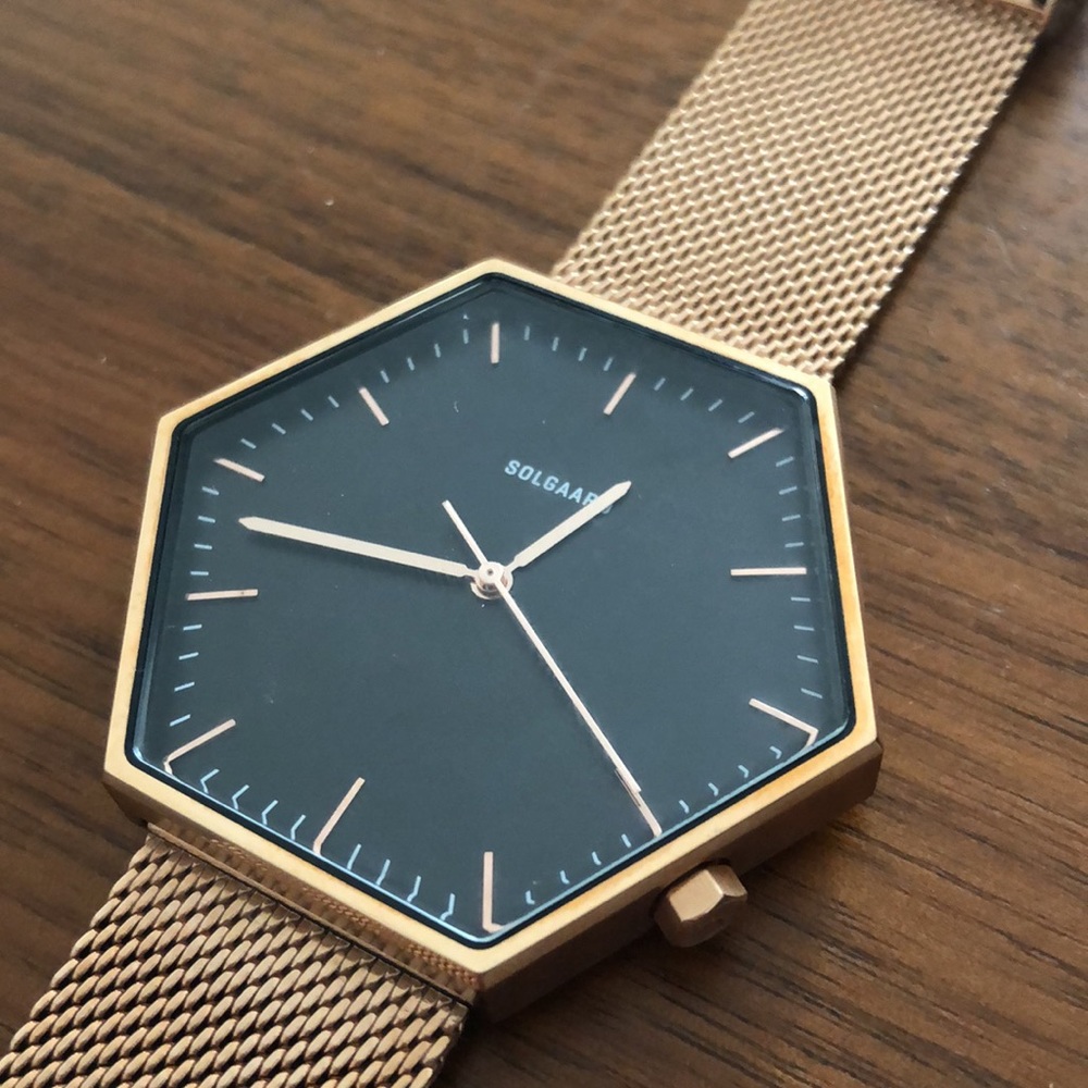 Solgaard rose gold watch